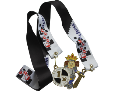 Gold medal Queen of Chess