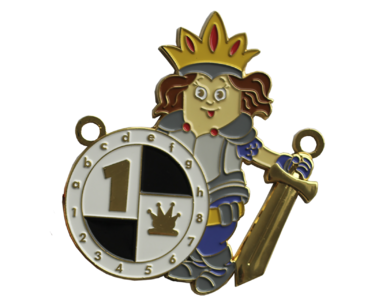 Gold medal Queen of Chess
