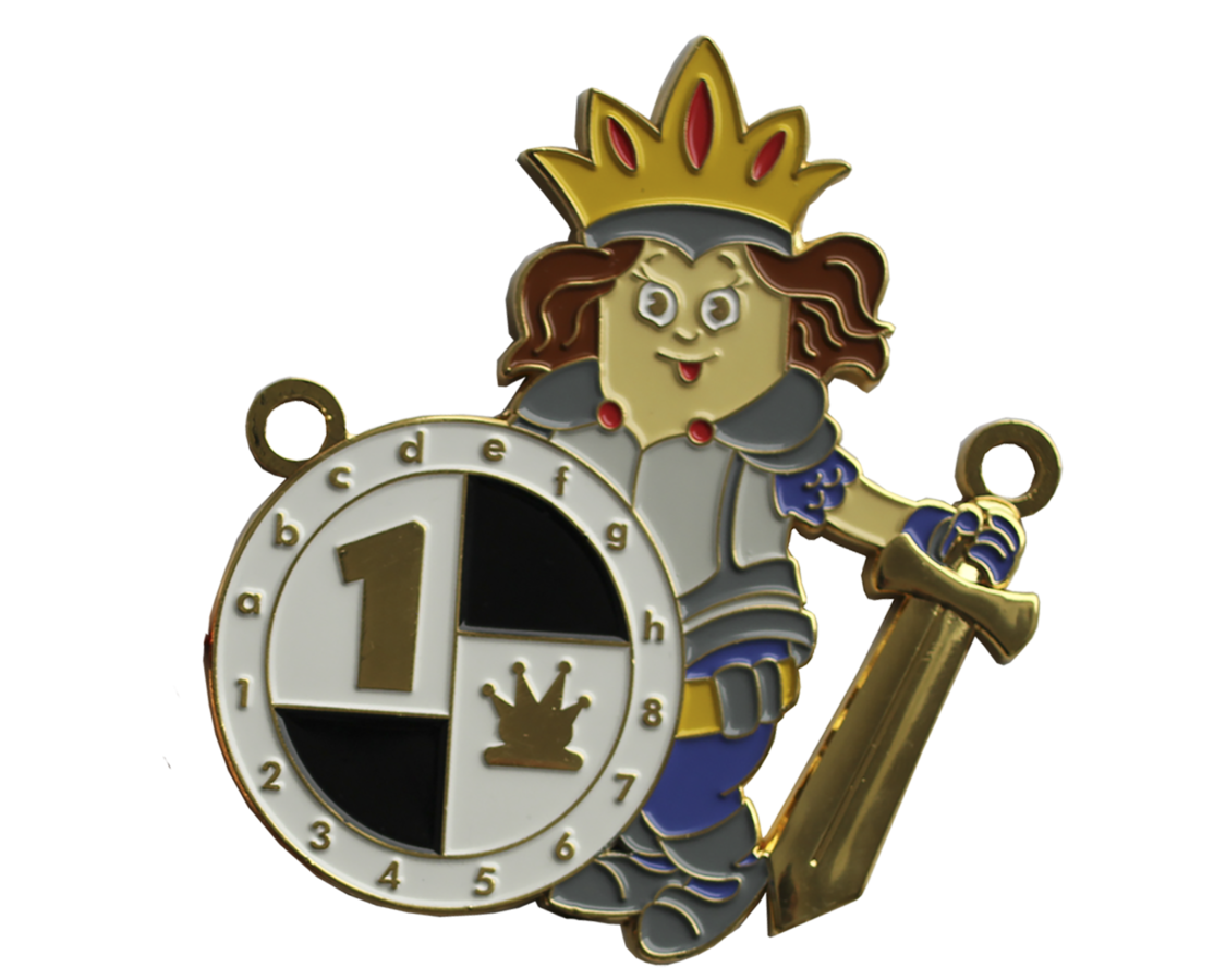 Gold medal Queen of Chess